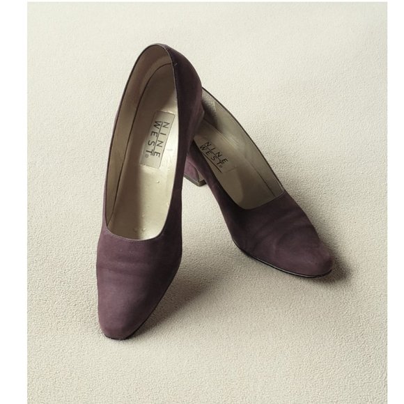 Nine West Suede Pumps, Dusky Purple - Picture 2 of 14